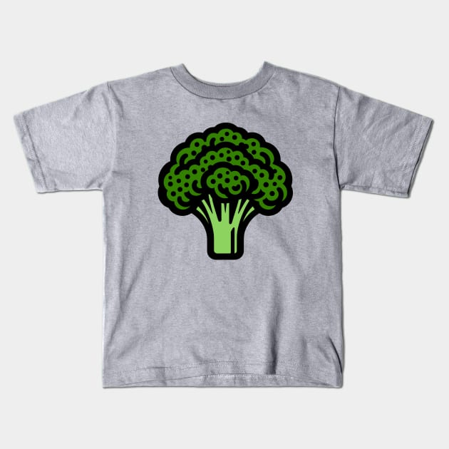 Broccoli Kids T-Shirt by KayBee Gift Shop